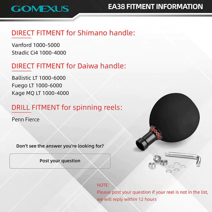 Gomexus EVA Knob for Inshore Spinning Reel